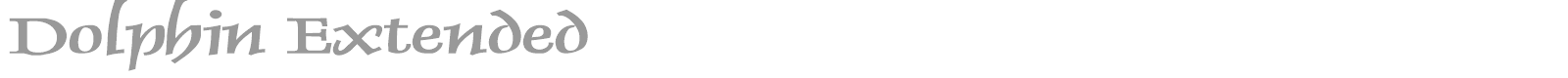 Dolphin Extended font preview